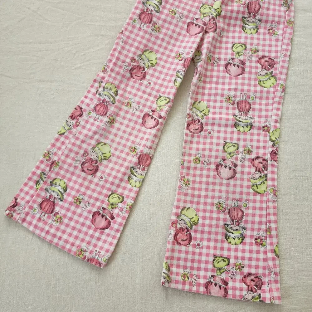 Vintage 60s/70s Healthtex Mod Flared Pants kids 6